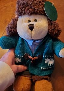 2016 Starbucks 10" Boy Bearista Collectable Teddy Bear